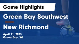Green Bay Southwest  vs New Richmond  Game Highlights - April 21, 2023