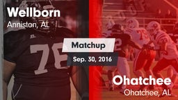 Matchup: Wellborn vs. Ohatchee  2016