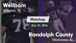 Matchup: Wellborn vs. Randolph County  2016