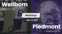 Matchup: Wellborn vs. Piedmont  2017