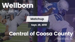 Matchup: Wellborn vs. Central of Coosa County  2018