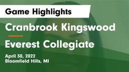 Cranbrook Kingswood  vs Everest Collegiate  Game Highlights - April 30, 2022