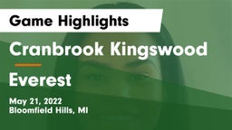 Cranbrook Kingswood  vs Everest Game Highlights - May 21, 2022