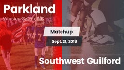 Matchup: Parkland vs. Southwest Guilford 2018
