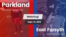 Matchup: Parkland vs. East Forsyth  2019