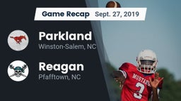 Recap: Parkland  vs. Reagan  2019