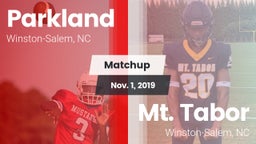 Matchup: Parkland vs. Mt. Tabor  2019