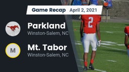 Recap: Parkland  vs. Mt. Tabor  2021