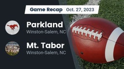 Recap: Parkland  vs. Mt. Tabor  2023