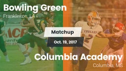 Matchup: Bowling Green vs. Columbia Academy  2017