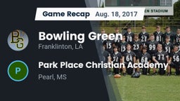 Recap: Bowling Green  vs. Park Place Christian Academy  2017
