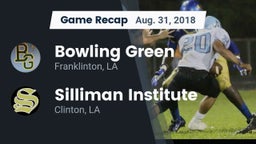 Recap: Bowling Green  vs. Silliman Institute  2018