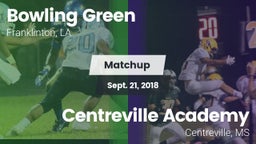 Matchup: Bowling Green vs. Centreville Academy  2018