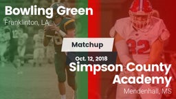 Matchup: Bowling Green vs. Simpson County Academy 2018