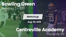 Matchup: Bowling Green vs. Centreville Academy  2019