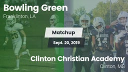 Matchup: Bowling Green vs. Clinton Christian Academy  2019