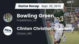 Recap: Bowling Green  vs. Clinton Christian Academy  2019