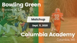 Matchup: Bowling Green vs. Columbia Academy  2020