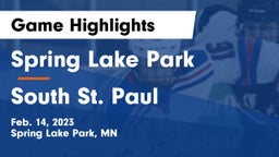 Spring Lake Park  vs South St. Paul  Game Highlights - Feb. 14, 2023
