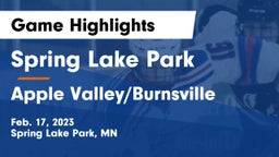 Spring Lake Park  vs Apple Valley/Burnsville Game Highlights - Feb. 17, 2023