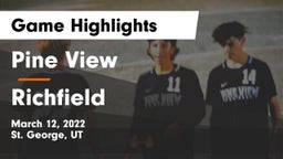 Pine View  vs Richfield  Game Highlights - March 12, 2022