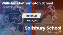 Matchup: Williston vs. Salisbury School  2017