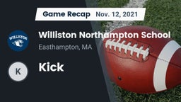 Recap: Williston Northampton School vs. Kick 2021