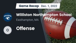 Recap: Williston Northampton School vs. Offense 2022