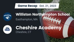 Recap: Williston Northampton School vs. Cheshire Academy  2023