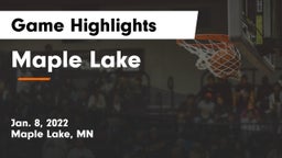 Maple Lake  Game Highlights - Jan. 8, 2022