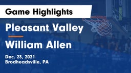 Pleasant Valley  vs William Allen  Game Highlights - Dec. 23, 2021