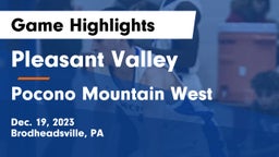 Pleasant Valley  vs Pocono Mountain West  Game Highlights - Dec. 19, 2023