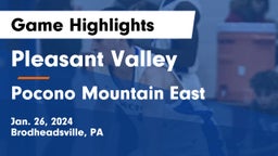 Pleasant Valley  vs Pocono Mountain East  Game Highlights - Jan. 26, 2024