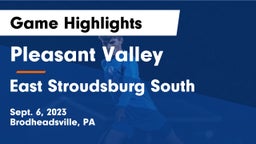 Pleasant Valley  vs East Stroudsburg  South Game Highlights - Sept. 6, 2023