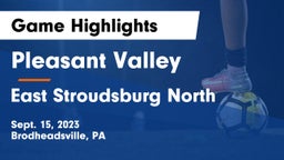 Pleasant Valley  vs East Stroudsburg  North Game Highlights - Sept. 15, 2023