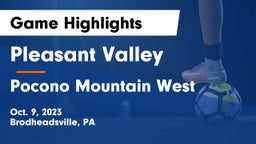 Pleasant Valley  vs Pocono Mountain West  Game Highlights - Oct. 9, 2023