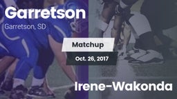 Matchup: Garretson vs. Irene-Wakonda 2017