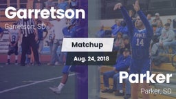 Matchup: Garretson vs. Parker  2018