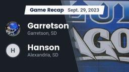 Recap: Garretson  vs. Hanson  2023