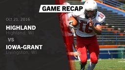 Recap: Highland  vs. Iowa-Grant  2016