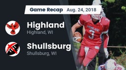 Recap: Highland  vs. Shullsburg  2018