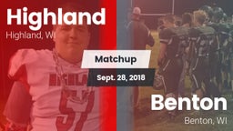 Matchup: Highland vs. Benton  2018