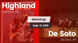 Matchup: Highland vs. De Soto  2019