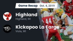Recap: Highland  vs. Kickapoo La Farge  2019