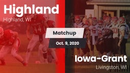Matchup: Highland vs. Iowa-Grant  2020