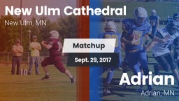 Matchup: New Ulm Cathedral vs. Adrian  2017