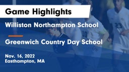Williston Northampton School vs Greenwich Country Day School Game Highlights - Nov. 16, 2022