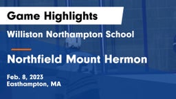 Williston Northampton School vs Northfield Mount Hermon  Game Highlights - Feb. 8, 2023