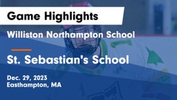 Williston Northampton School vs St. Sebastian's School Game Highlights - Dec. 29, 2023