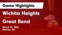 Wichita Heights  vs Great Bend  Game Highlights - March 25, 2022